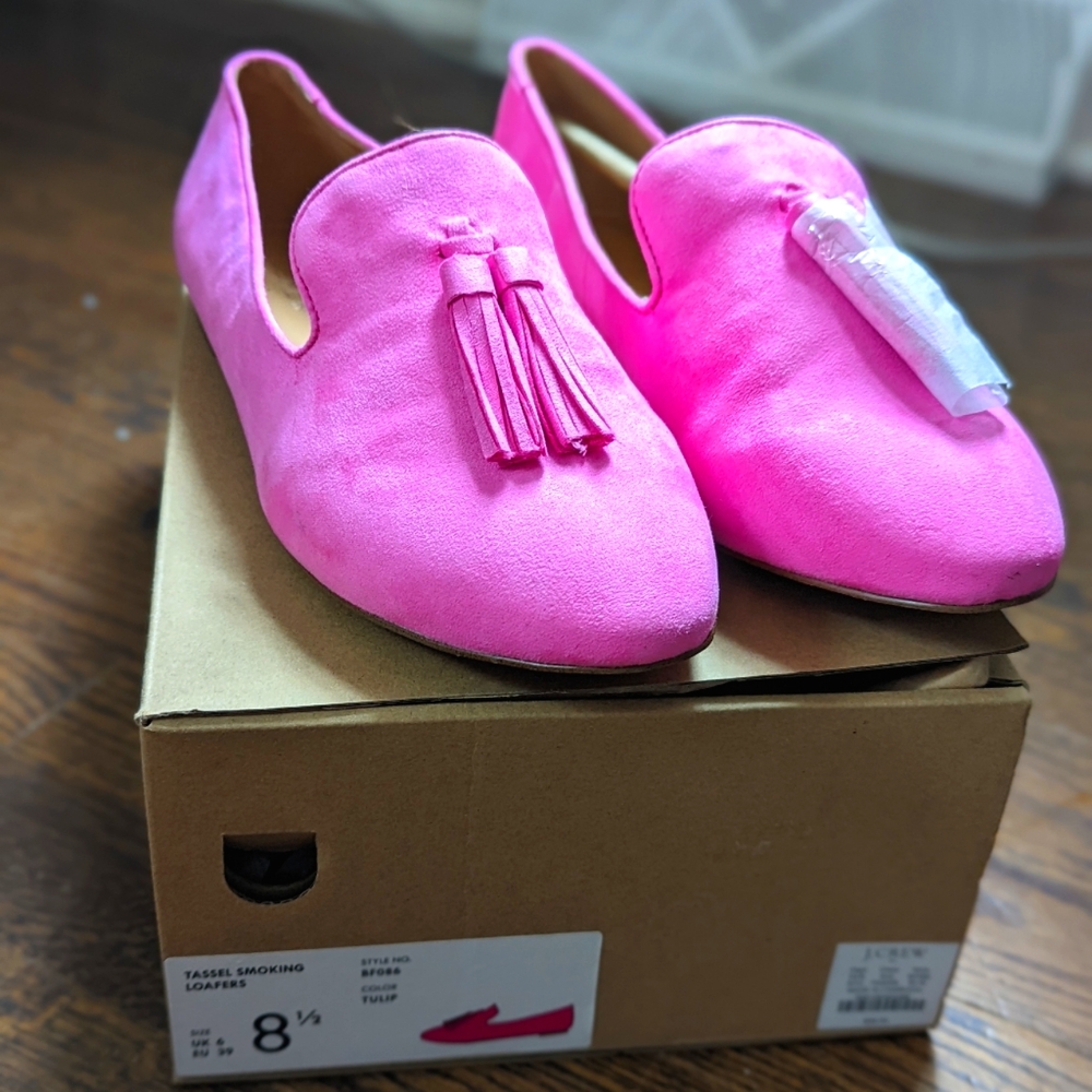 New! | Bright Pink| Summer Loafers size 8.5